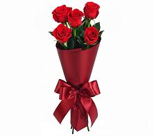 Букет 5 Красных роз Эдлесс Лав в Перелюбе