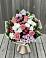 Букет цветов из: Альстромерии, Гвоздики, Розы и Хризантемы в Перелюбе