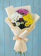 Букет цветов из:  Хризантемы #REPLACE_PRED# Перелюбе