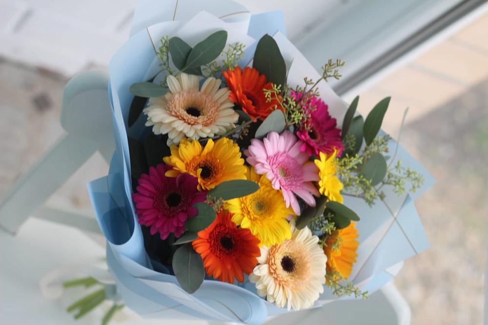 Букет цветов из: Герберы в Перелюбе