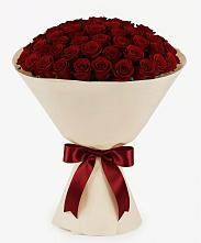 Букет 101 Бордовая роза Блэк Бакарра в Перелюбе