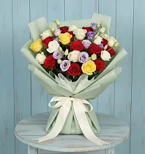 Букет цветов из:  Розы в Перелюбе