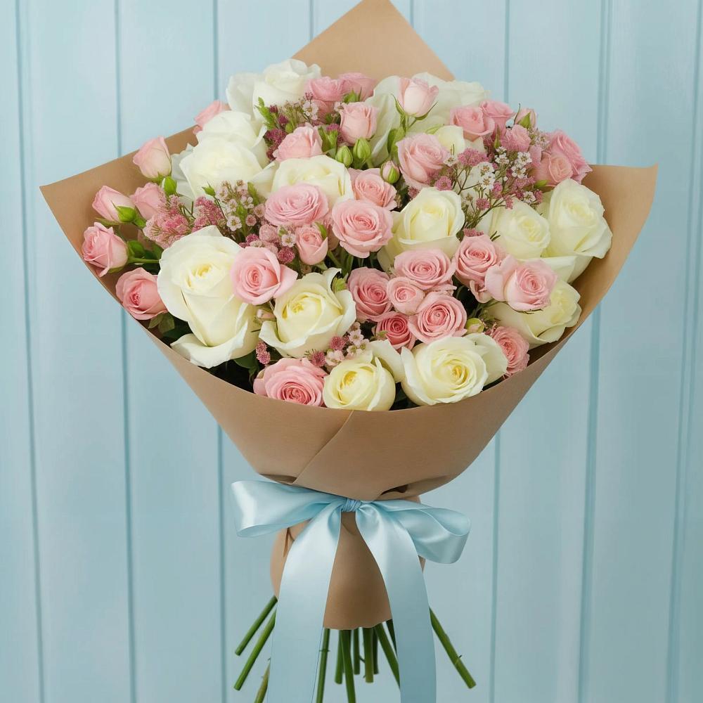 Букет цветов из: Розы в Перелюбе