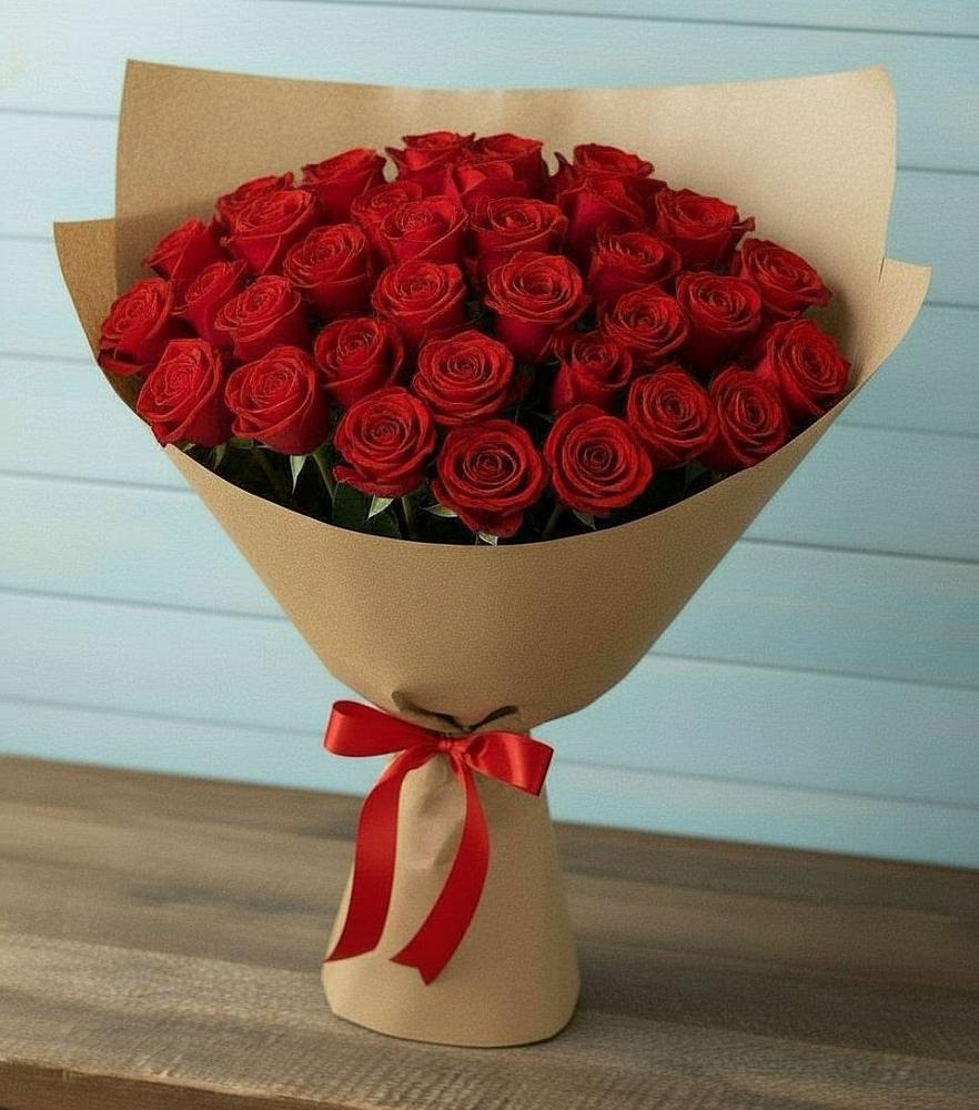 Букет Красные розы Милано в Перелюбе
