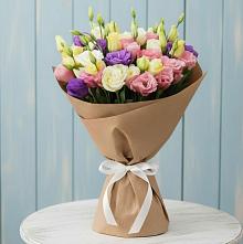 Букет цветов из:  Лизиантусы в Перелюбе